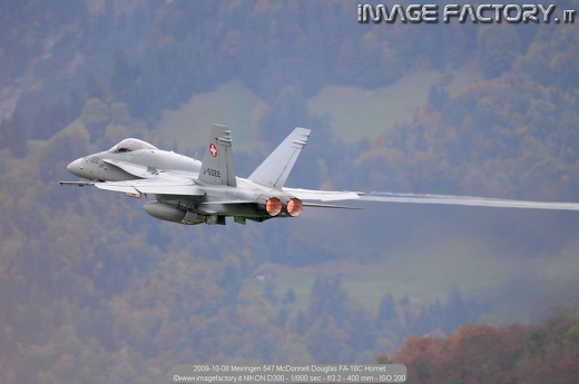 2009-10-08 Meiringen 547 McDonnell Douglas FA-18C Hornet